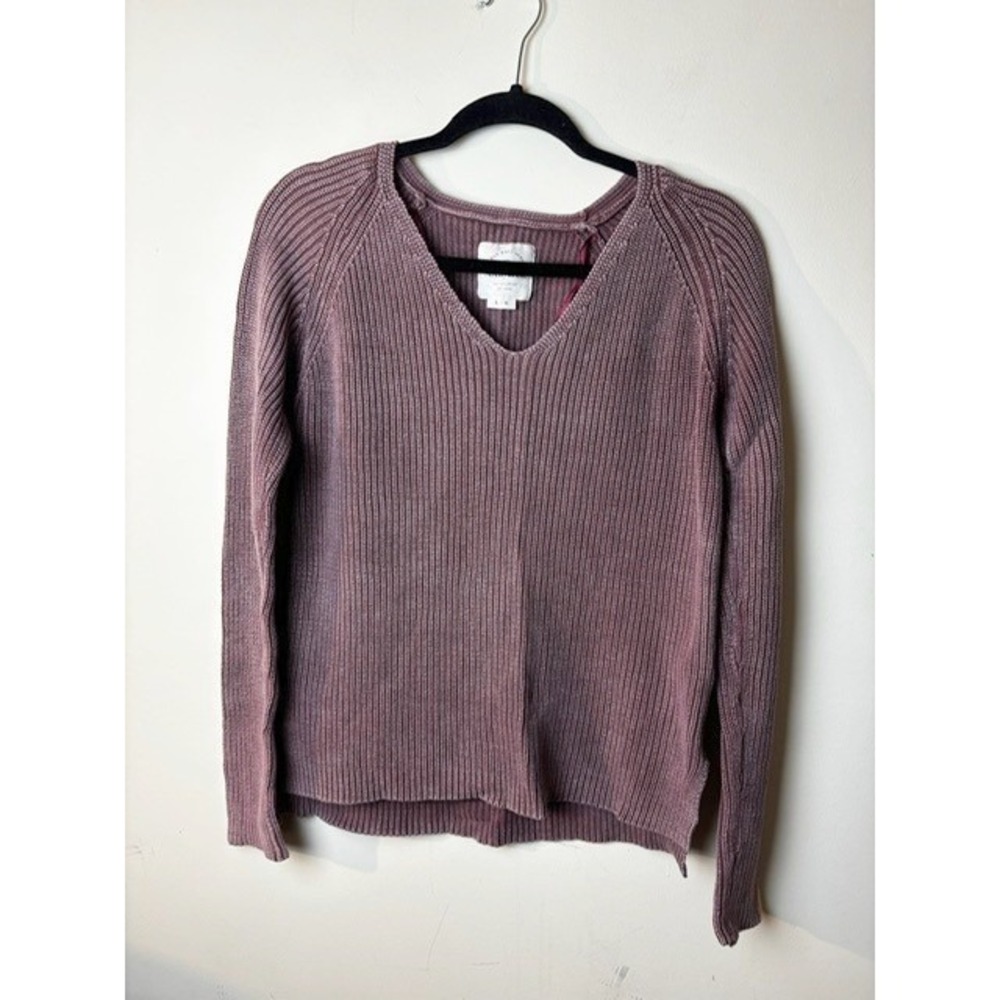 Cotton On Large Knit Textured Sweater Pullover V Neck Cozy